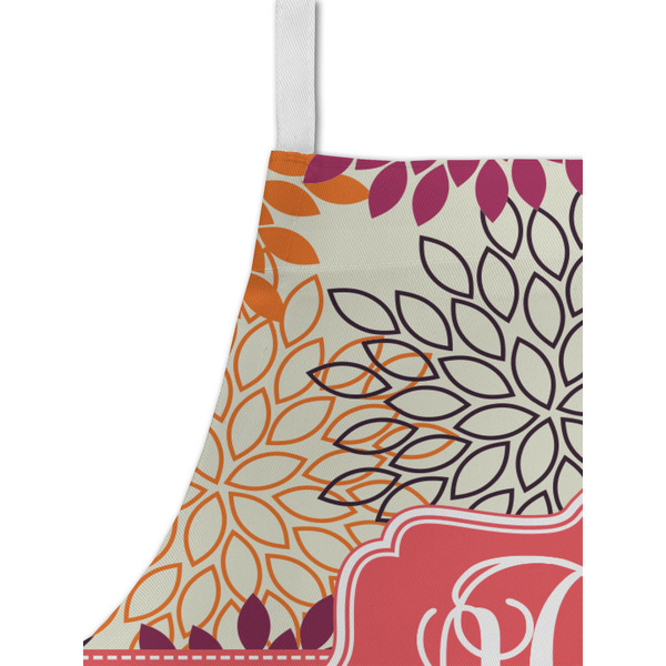 Mums Flower Kid's Aprons - Detail