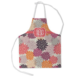 Mums Flower Kid's Apron - Small (Personalized)