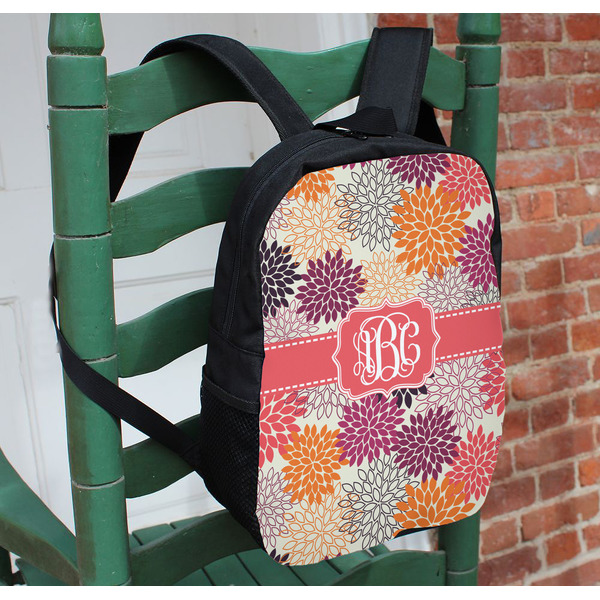 Mums Flower Kids Backpack - In Context