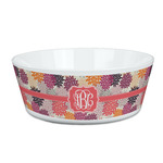 Mums Flower Kid's Bowl (Personalized)
