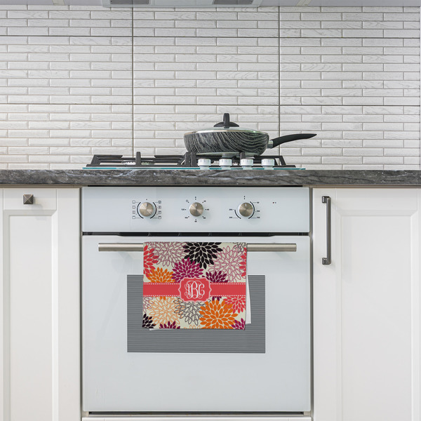 Mums Flower Kitchen Towel - Poly Cotton - Lifestyle