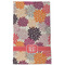 Mums Flower Kitchen Towel - Poly Cotton - Full Front