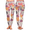 Mums Flower Ladies Leggings - Front and Back