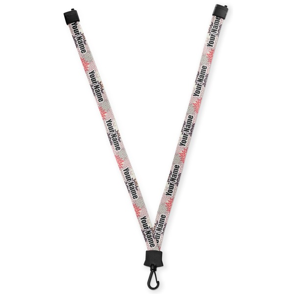 Custom Mums Flower Lanyard (Personalized)