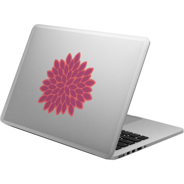 Custom Mums Flower Laptop Decal