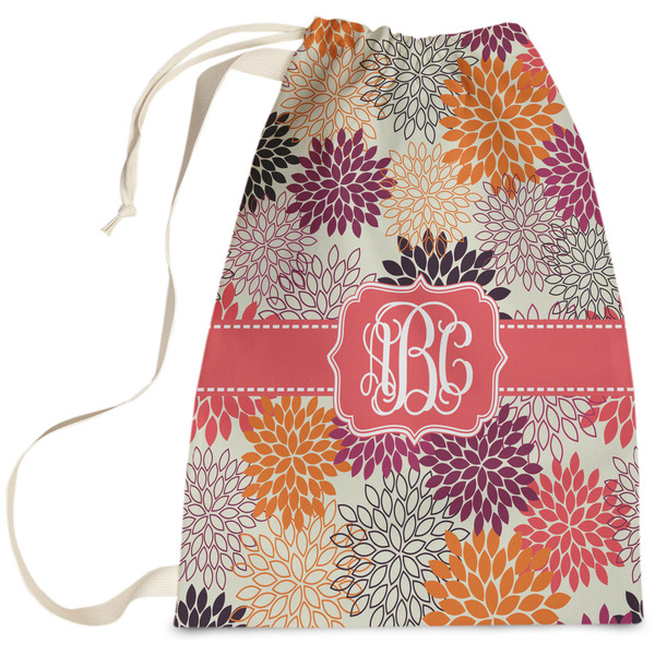 Custom Mums Flower Laundry Bag - Large (Personalized)