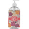 Mums Flower Plastic Soap / Lotion Dispenser (16 oz - Large - White) (Personalized)