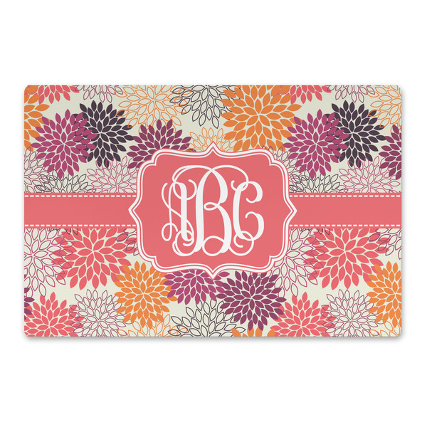 Custom Mums Flower Large Rectangle Car Magnet (Personalized)