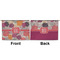 Mums Flower Large Zipper Pouch Approval (Front and Back)