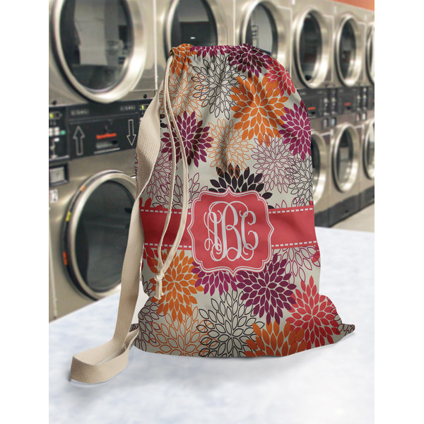 Mums Flower Laundry Bag in Laundromat