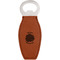 Mums Flower Leatherette Bottle Opener (Personalized)