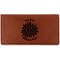 Mums Flower Leatherette Checkbook Holder (Personalized)