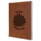 Mums Flower Leather Sketchbook (Personalized)