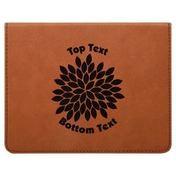 Mums Flower Leatherette 4-Piece Wine Tool Set (Personalized)