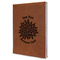 Mums Flower Leatherette Journal - Large - Single Sided (Personalized)