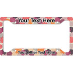 Mums Flower License Plate Frame - Style A (Personalized)