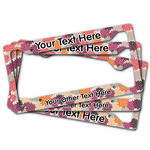 Mums Flower License Plate Frame (Personalized)