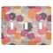 Mums Flower Light Switch Covers (3 Toggle Plate)
