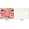 Mums Flower Linen Placemat - APPROVAL Single (single sided)