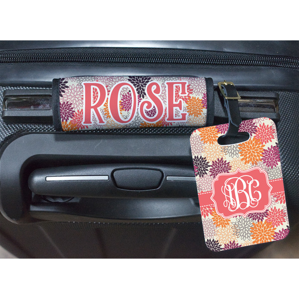 Mums Flower Luggage Wrap & Tag