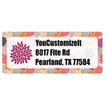 Mums Flower Return Address Labels (Personalized)