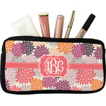 Mums Flower Makeup / Cosmetic Bag - Small (Personalized)