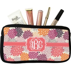 Mums Flower Makeup / Cosmetic Bag (Personalized)