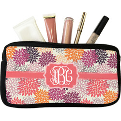 Mums Flower Makeup / Cosmetic Bag (Personalized)