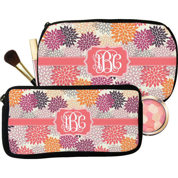 Mums Flower Makeup / Cosmetic Bags (Select Size)