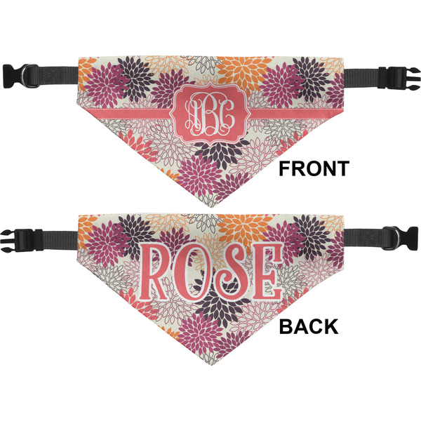 Mums Flower Medium Dog Bandana Approval