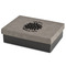 Mums Flower Medium Gift Box with Engraved Leather Lid - Front/main