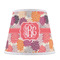 Mums Flower Poly Film Empire Lampshade - Front View