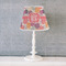 Mums Flower Poly Film Empire Lampshade - Lifestyle