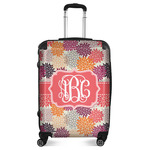 Mums Flower Suitcase - 24" Medium - Checked (Personalized)