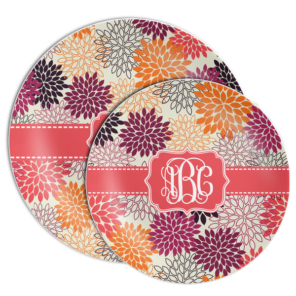 Mums Flower Melamine Plates - PARENT/MAIN
