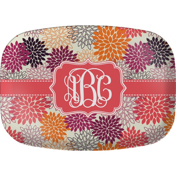 Custom Mums Flower Melamine Platter (Personalized)