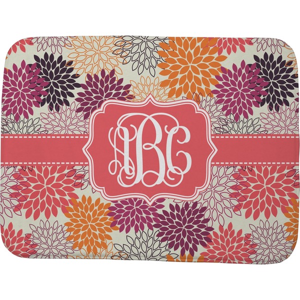 Mums Flower Memory Foam Bath Mat 48 X 36