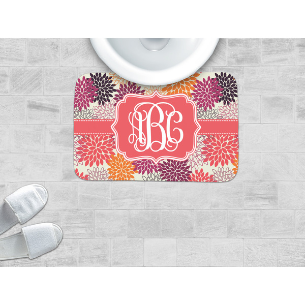 Mums Flower Memory Foam Bath Mat - LIFESTYLE