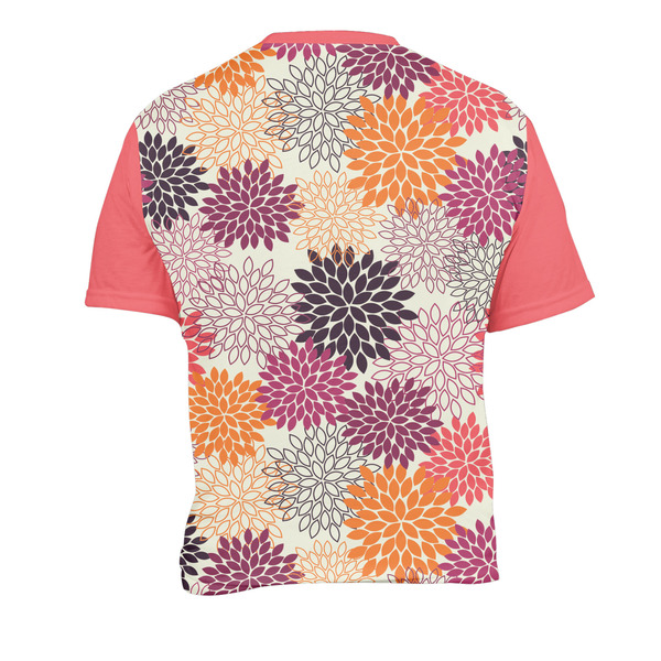 Mums Flower Men's Crew Neck T Shirt Medium - Back