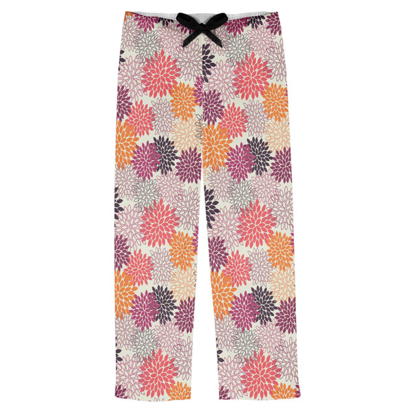 Custom Mums Flower Mens Pajama Pants - XS