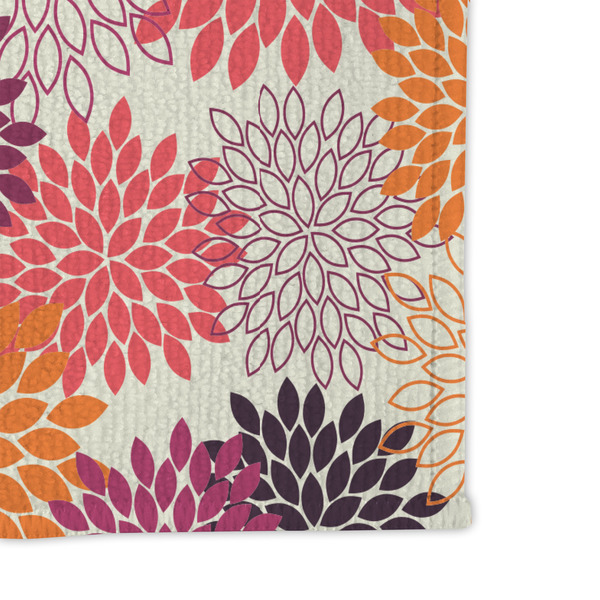 Mums Flower Microfiber Dish Rag - DETAIL