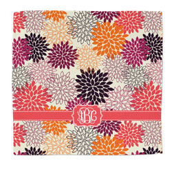 Mums Flower Microfiber Dish Rag (Personalized)