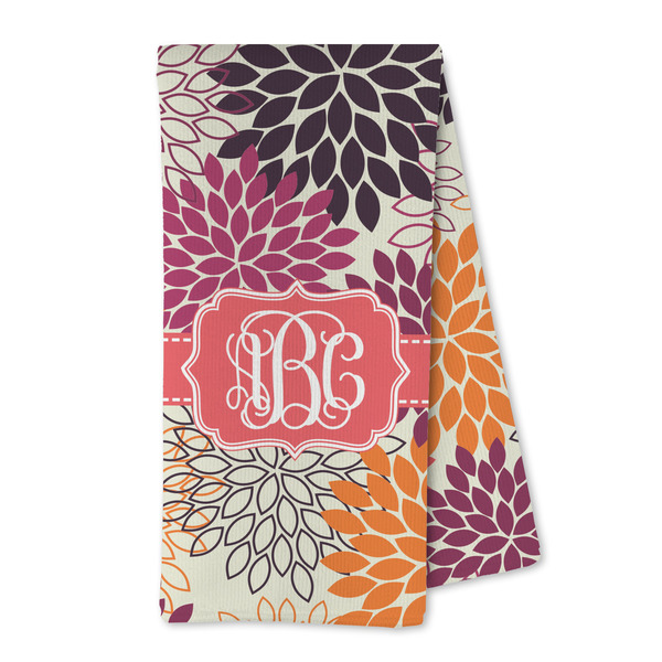 Custom Mums Flower Kitchen Towel - Microfiber (Personalized)