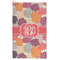 Mums Flower Microfiber Golf Towels - FRONT