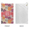 Mums Flower Microfiber Golf Towels - Small - APPROVAL
