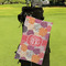 Mums Flower Microfiber Golf Towels - Small - LIFESTYLE