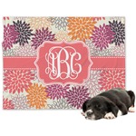 Mums Flower Dog Blanket - Regular (Personalized)