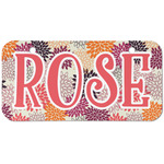 Mums Flower Mini/Bicycle License Plate (2 Holes) (Personalized)