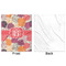 Mums Flower Minky Blanket - 50"x60" - Single Sided - Front & Back