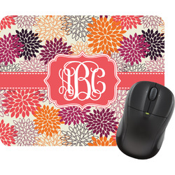 Mums Flower Rectangular Mouse Pad (Personalized)